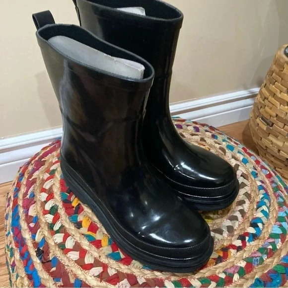 NEW Chooka black rain  boots - Picture 5 of 5